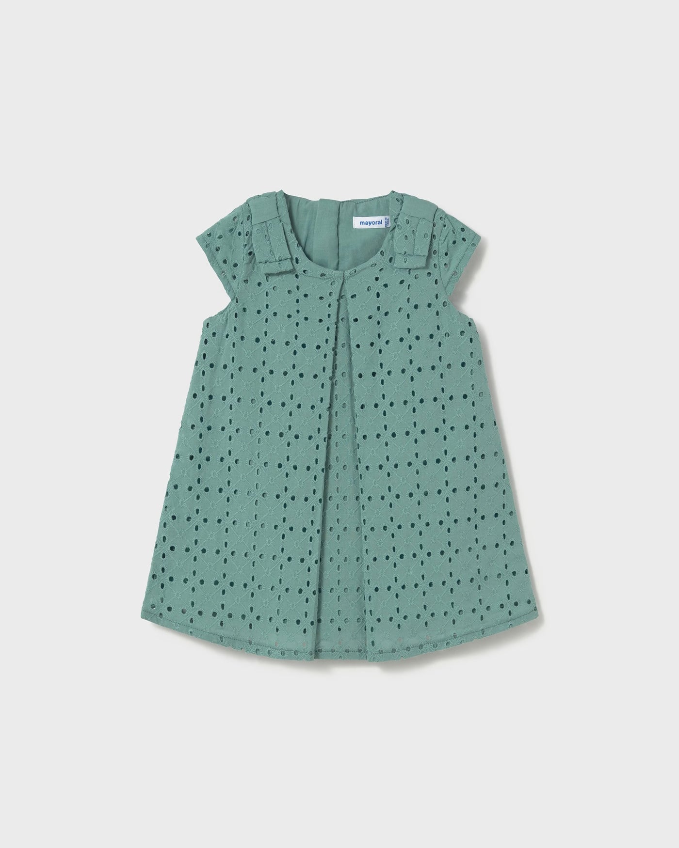 Vestito traforato neonata Mayoral smeraldo Mayoral 6 Mesi 68cm
