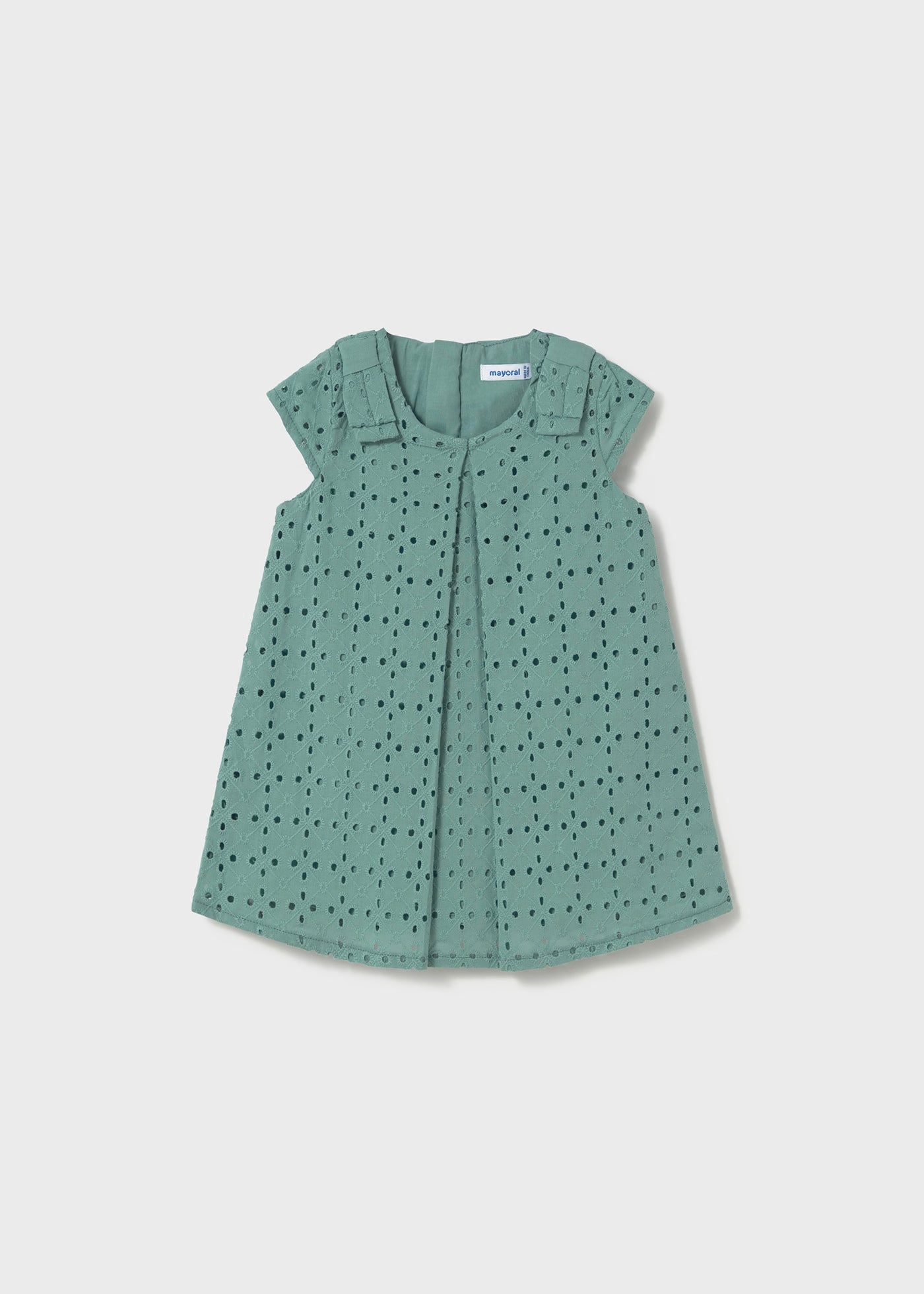 Vestito traforato neonata Mayoral smeraldo Mayoral 6 Mesi 68cm
