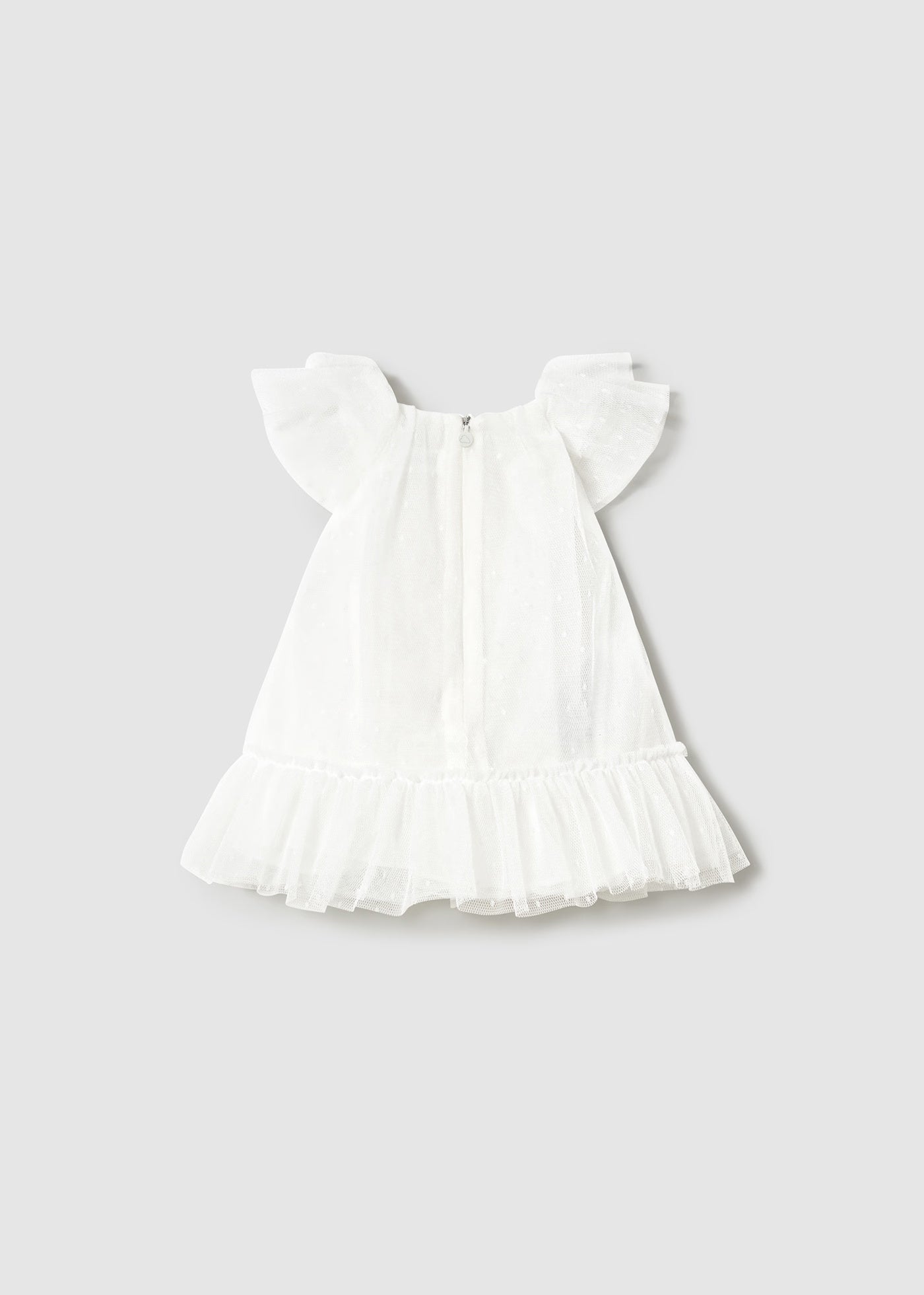 Vestito neonata Mayoral Newborn tulle panna Mayoral Panna