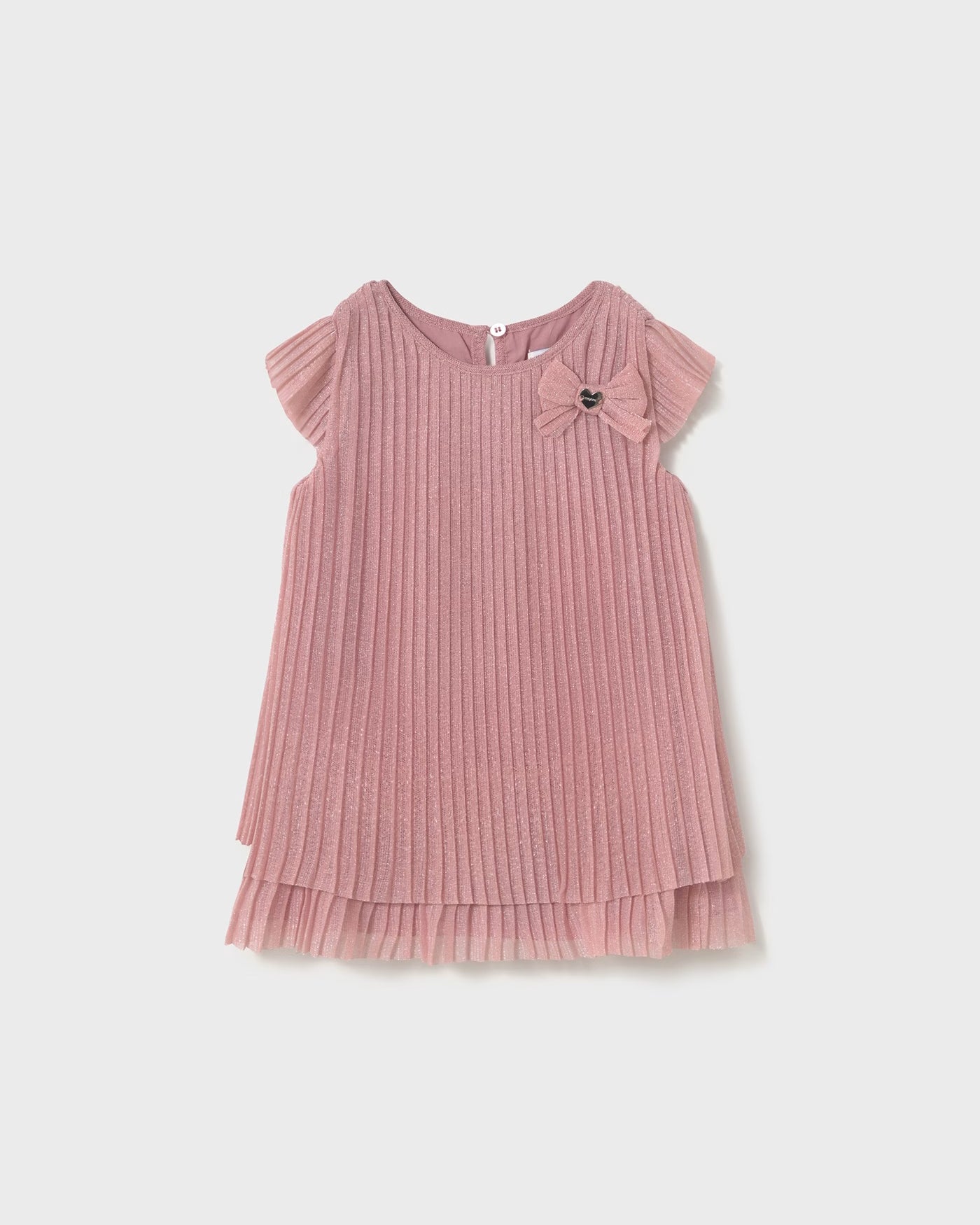 Vestito tulle plissettato neonata Mayoral rosato Mayoral Rosato