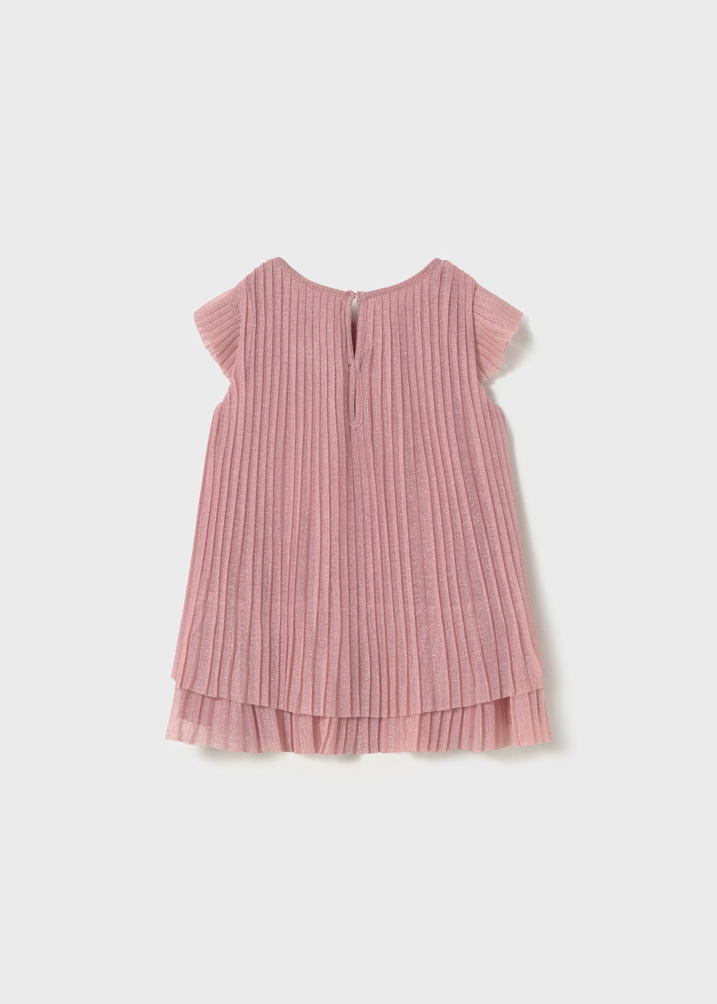 Vestito tulle plissettato neonata Mayoral rosato Mayoral Rosato