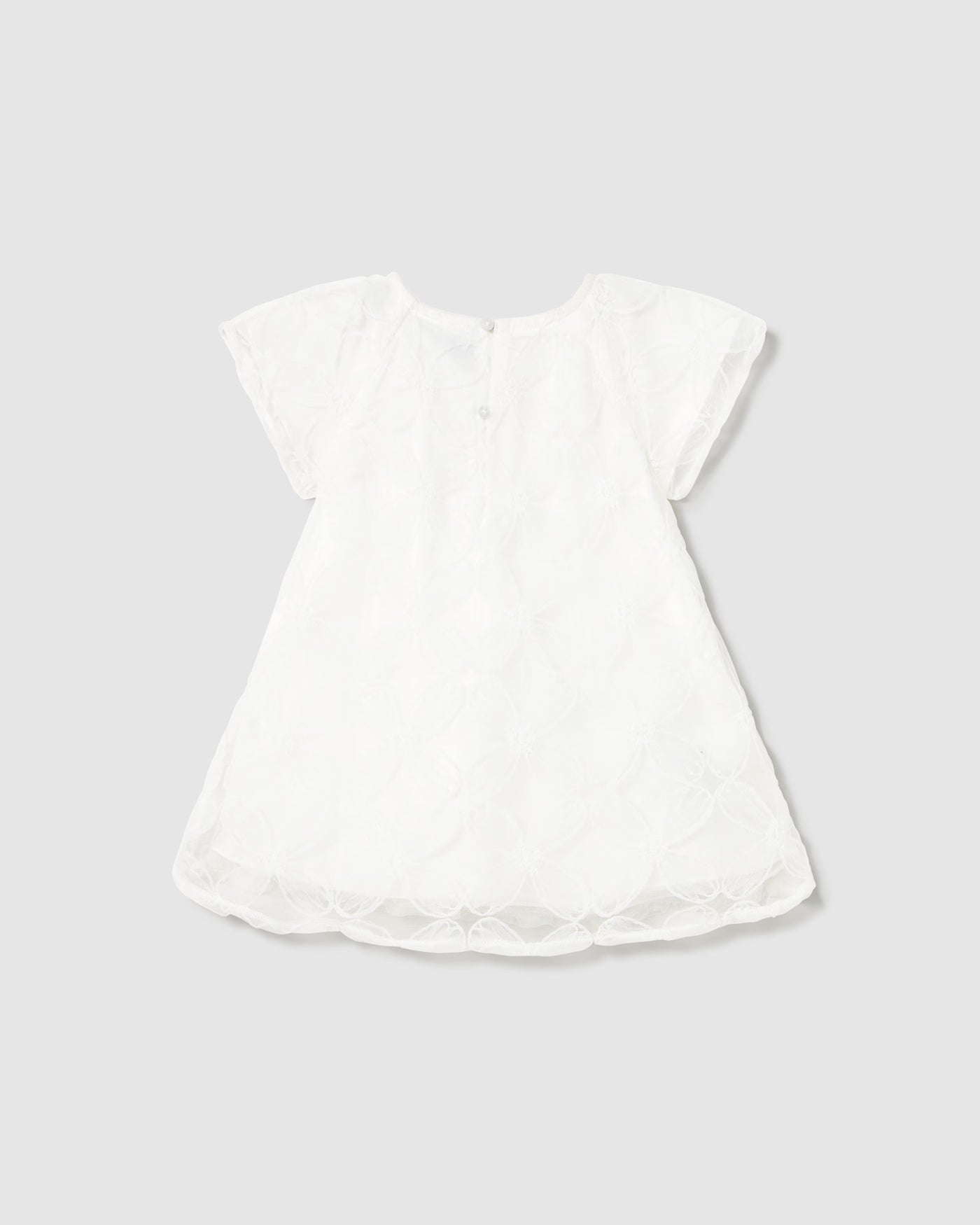 Abito neonata Mayoral tulle ricamo panna Mayoral Panna