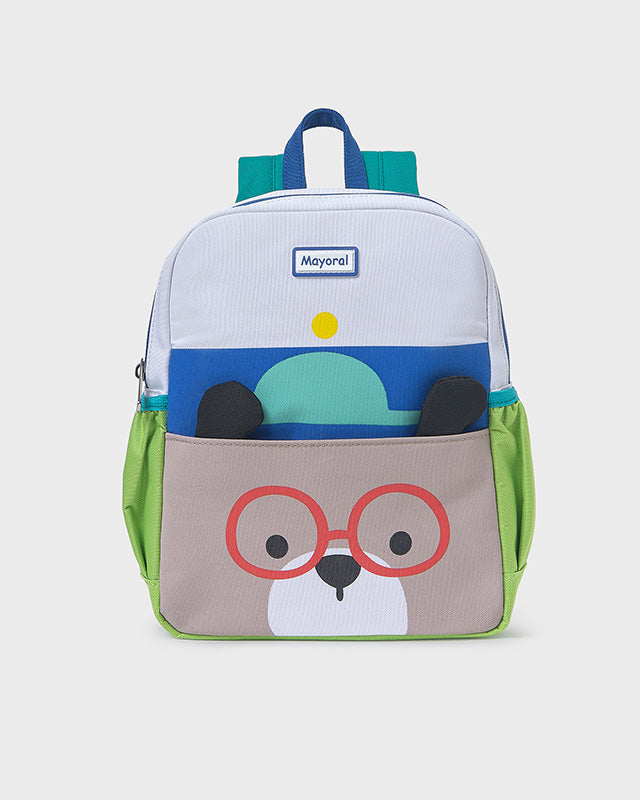 Zainetto asilo Mayoral blu e verde faccina Mayoral Default Title