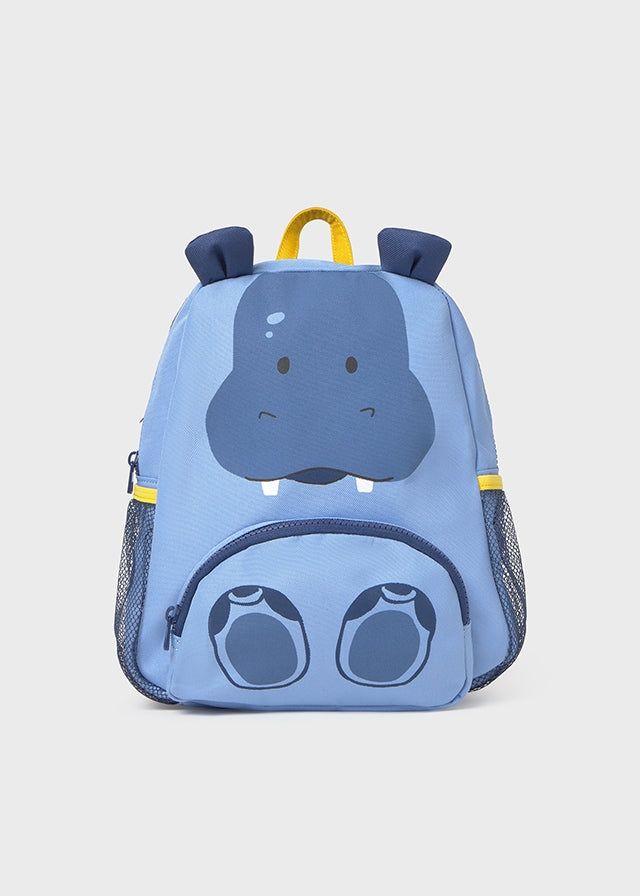 Zainetto Asilo neonato Mayoral ippopotamo blu Mayoral
