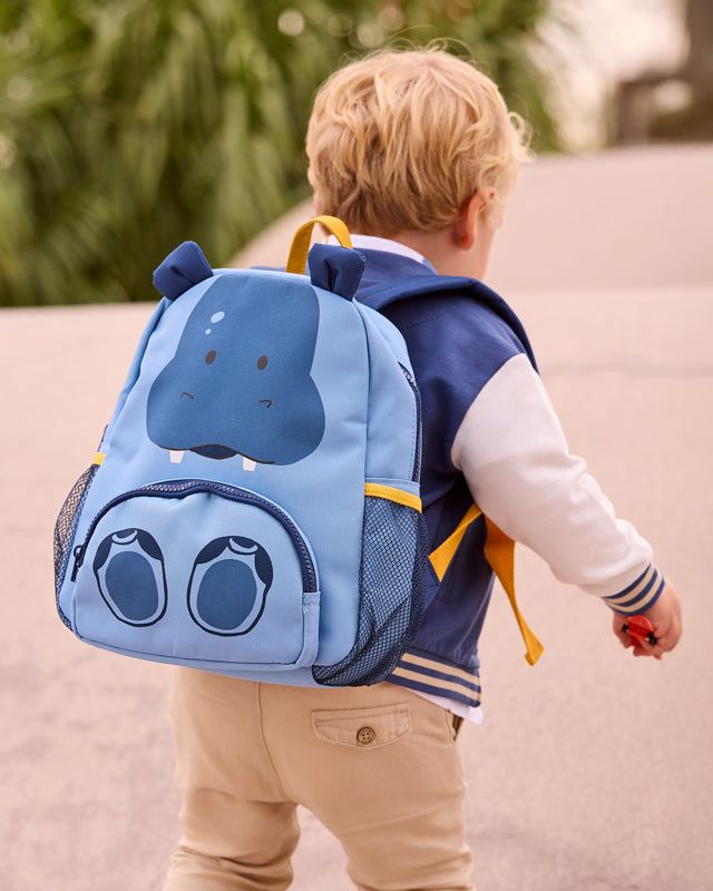 Zainetto Asilo neonato Mayoral ippopotamo blu Mayoral