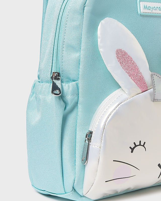 Zainetto asilo nido neonato Mayoral azzurro anice coniglietto Mayoral