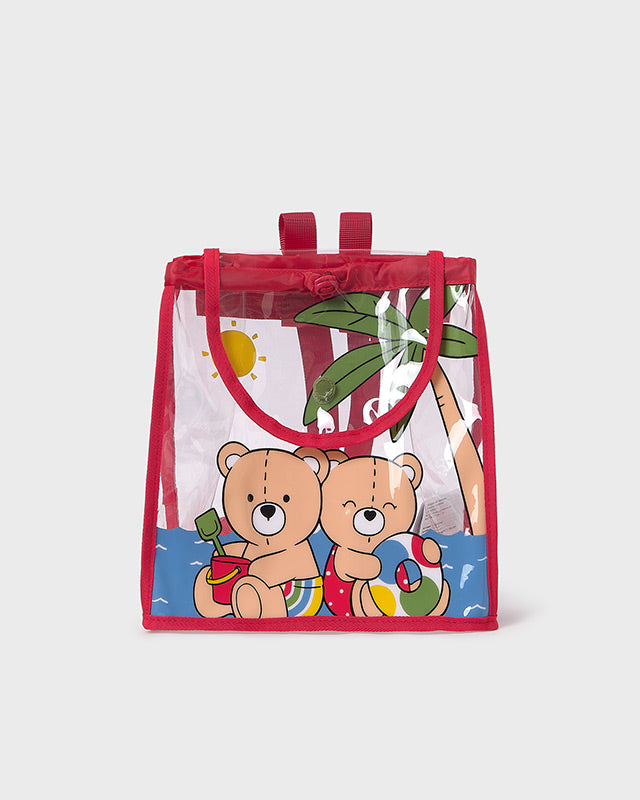 Zainetto mare trasparente neonati Mayoral rosso Orsetti Mayoral Default Title