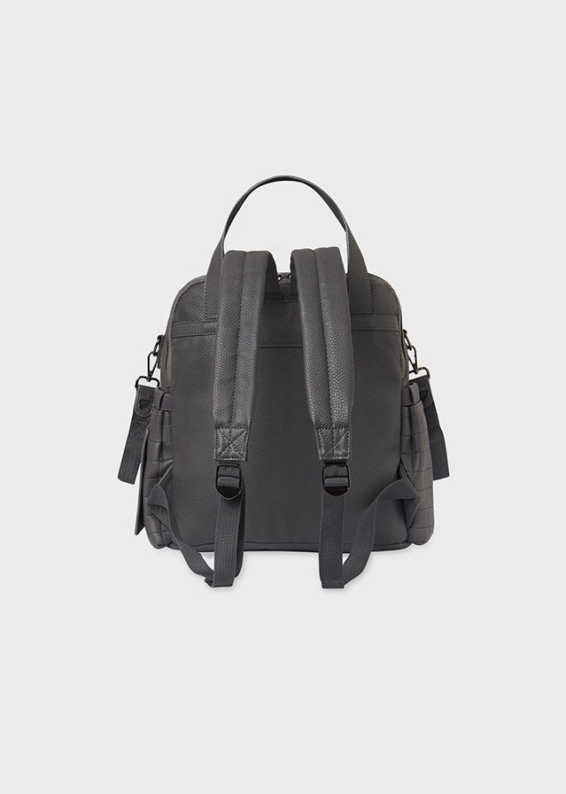 Zaino maternità Mayoral imbottito simnpelle grigio - ErreGiModaBimbo