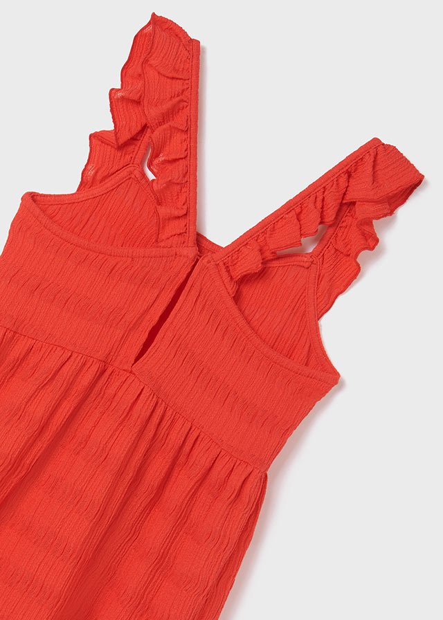 Abito estico strutturato ragazza Mayoral rosso - ErreGiModaBimbo