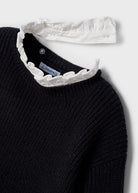 Abito tricot 2 pezzi bambina Mayoral nero - ErreGiModaBimbo