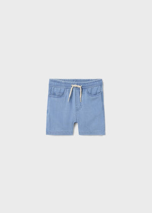 Bermuda coulisse basico neonato Mayoral jeans chiaro - ErreGiModaBimbo
