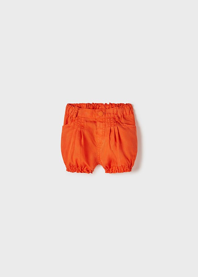 Bermuda neonata Mayoral Lyocell Tencel™ arancio - ErreGiModaBimbo