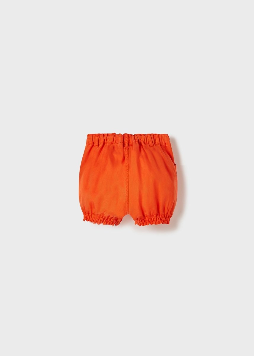 Bermuda neonata Mayoral Lyocell Tencel™ arancio - ErreGiModaBimbo