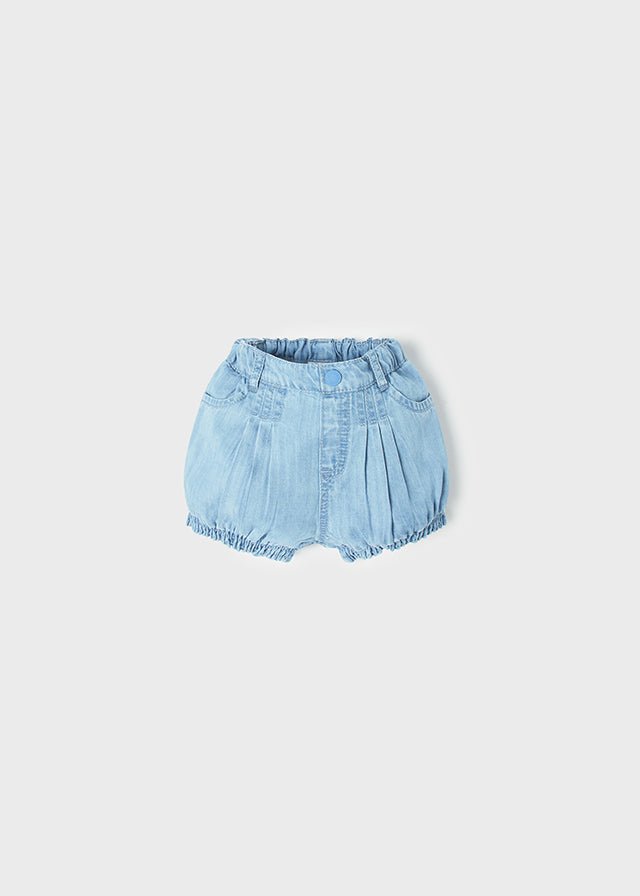 Bermuda neonata Mayoral Lyocell Tencel™ denim - ErreGiModaBimbo