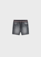 Bermuda neonato Mayoral jeans nero - ErreGiModaBimbo
