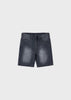 Bermuda soft jeans nero con vita regolabile bambino Mayoral - ErreGiModaBimbo