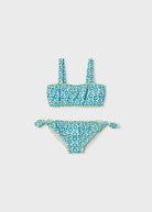 Costume da bagno bambina Mayoral con volant in acqua