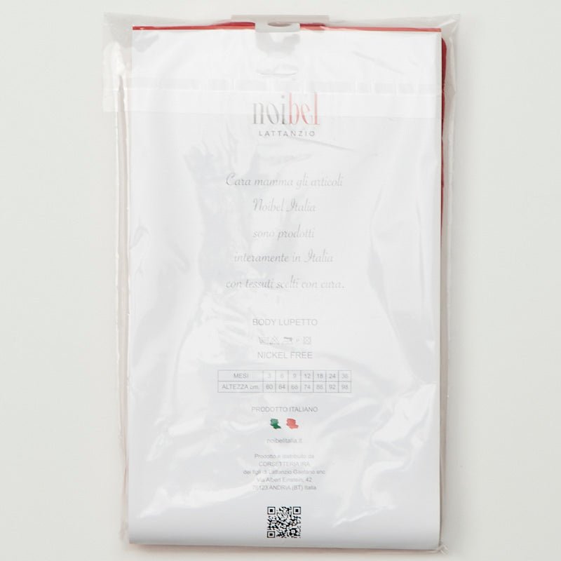 Body lupetto Unisex Caldo Cotone Rosso - ErreGiModaBimbo