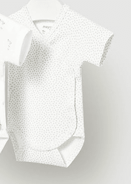 Body neonati cotone Mayoral in fantasia grigia Mayoral 0-1 Mesi 55cm