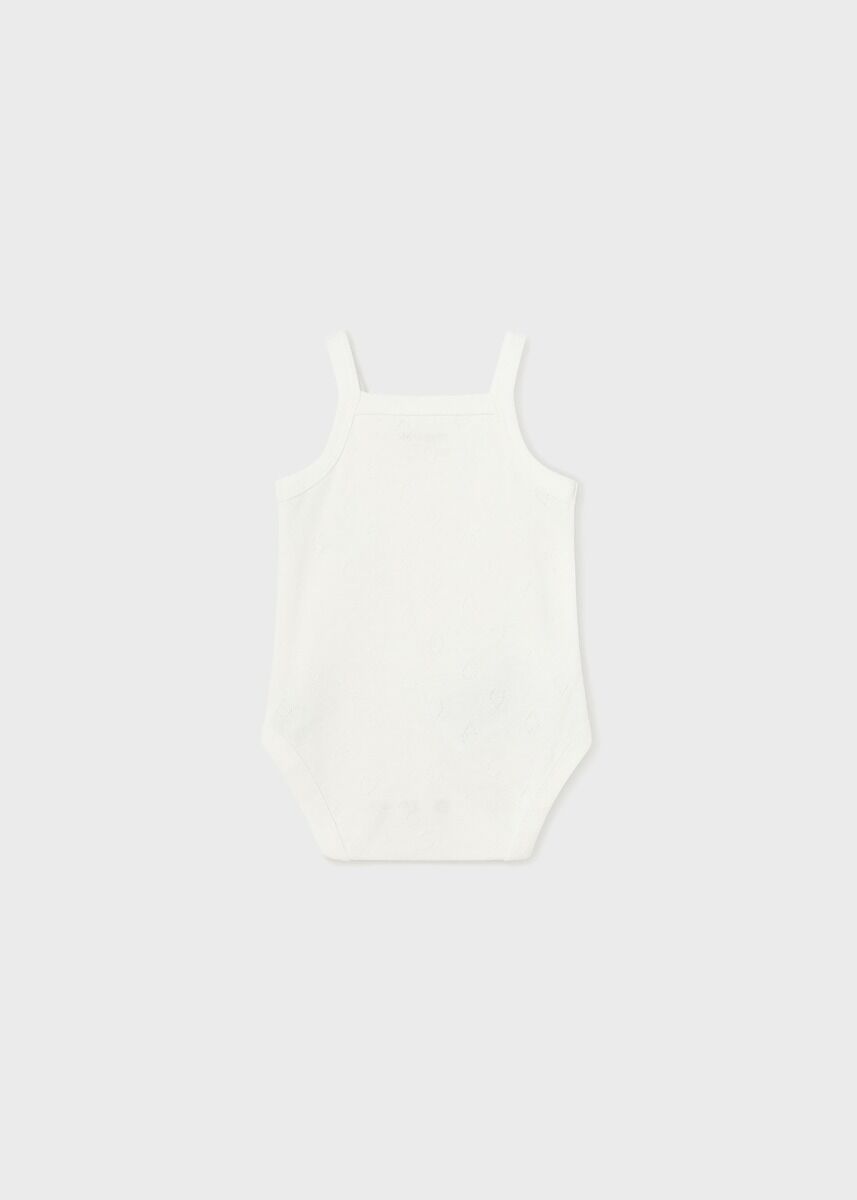 Body panna spalla fina 100% cotone neonata Mayoral Newborn - ErreGiModaBimbo