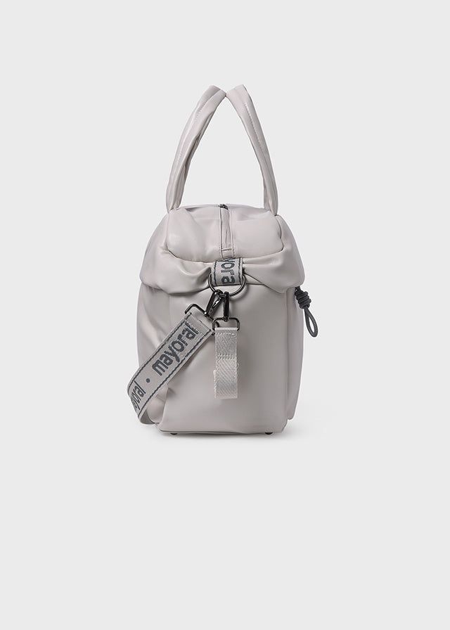 Borsa maternità neonati logo Mayoral Newborn grigio ghiaccio Mayoral