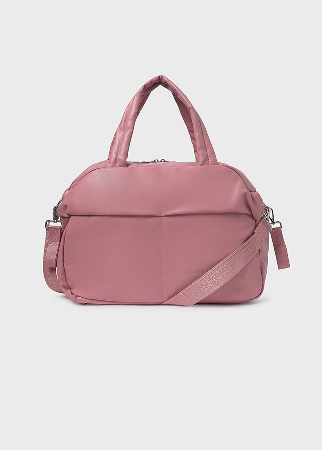 Borsa maternità neonati logo Mayoral Newborn rosa Mayoral