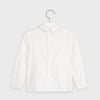 Camicia blusa bambina Mayoral motico quadri bianca - ErreGiModaBimbo