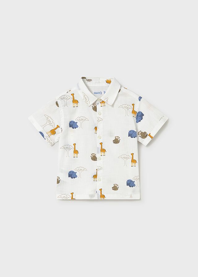 Camicia neonato Mayoral con animali della savana Mayoral 6 Mesi 68cm