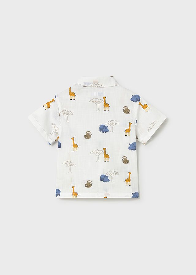 Camicia neonato Mayoral con animali della savana Mayoral 6 Mesi 68cm