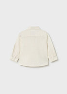 Camicia neonato Mayoral cotone e lino a righe Mayoral 6 Mesi 68cm