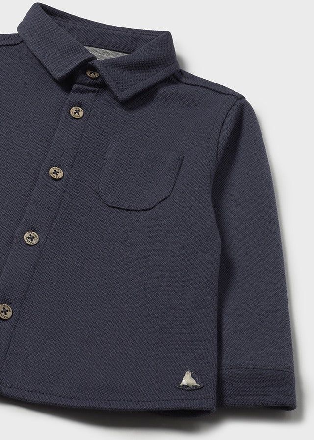 Camicia overshirt casual neonato Mayoral blu notte Mayoral 6 Mesi 68cm