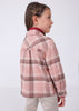 Camicia Overshirt stampata bambina Mayoral rosa quadri - ErreGiModaBimbo