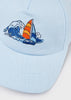 Cappello barca ricamato azzurro cotone bambino Mayoral - ErreGiModaBimbo