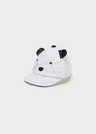 Cappello bianco motivo ricamato in cotone neonato Mayoral - ErreGiModaBimbo