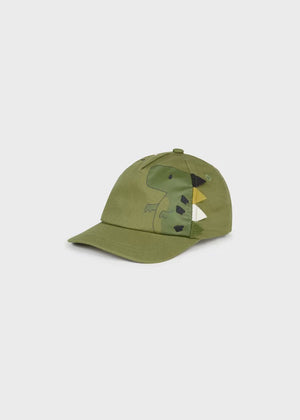 Cappello Dinosauro verde stampato cotone neonato Mayoral - ErreGiModaBimbo