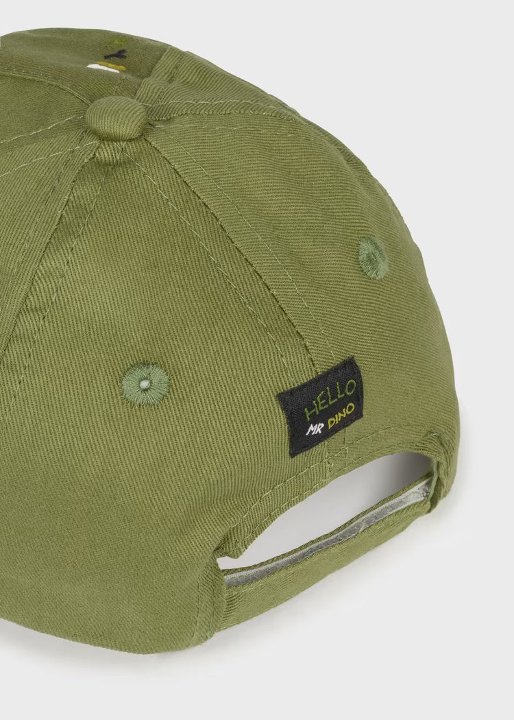 Cappello Dinosauro verde stampato cotone neonato Mayoral - ErreGiModaBimbo