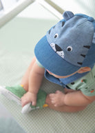 Cappello jeans motivo ricamato in cotone neonato Mayoral - ErreGiModaBimbo