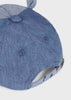 Cappello jeans motivo ricamato in cotone neonato Mayoral
