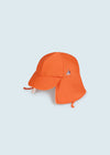 Cappello mare arancione in costume protezione solare Mayoral
