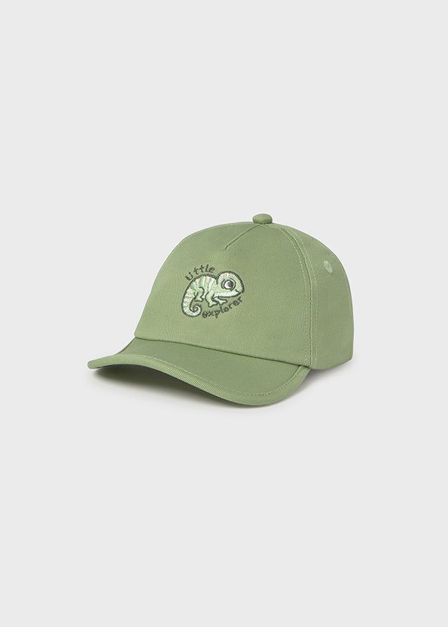 Cappello neonato Mayoral ricamo camaleonte verde Mayoral 44 (6-9 Mesi)