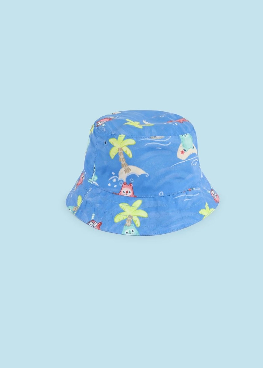 Cappello mare reversibile neonato Mayoral Monster Mayoral Blu