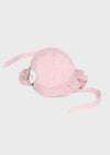 Cappello rosa con applicazione floreale neonata Mayoral - ErreGiModaBimbo