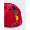 Cappello rosso motivo ricamato in cotone neonato Mayoral - ErreGiModaBimbo