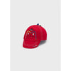 Cappello rosso motivo ricamato in cotone neonato Mayoral - ErreGiModaBimbo