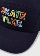 Cappello skater ricamato blu cotone bambino Mayoral - ErreGiModaBimbo