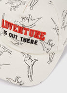 Cappello stampa dinosauri ricamo "ADVENTURE" cotone bambino Mayoral - ErreGiModaBimbo