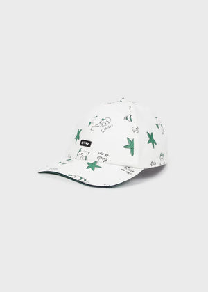 Cappello stampa verde mare cotone neonato Mayoral - ErreGiModaBimbo