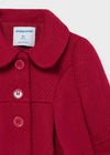 Cappotto neonata Mayoral in morbido panno rosso