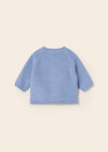 Cardgina tricot in filo di cotone neonato Mayoral Newborn azzurro