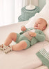 Cardgina tricot in filo di cotone neonato Mayoral Newborn verde